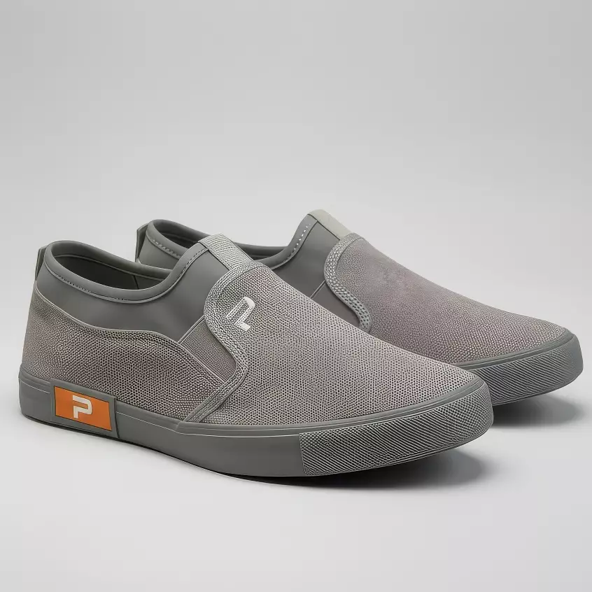 Paulmay Sepatu Slipon Pria Wanita Kyoto - Grey