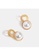 A-Excellence gold Faux Pearl in Gold Circle Earrings E5323AC0D3903EGS_2