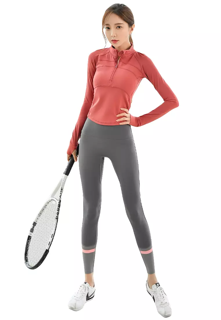 (3PCS) Sports Fitness Yoga Set (Sports Bra+Pants+Tops)