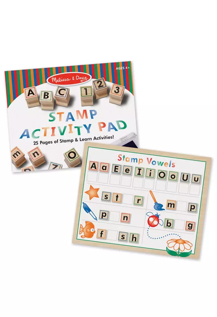 Melissa and doug letter stamps sales
