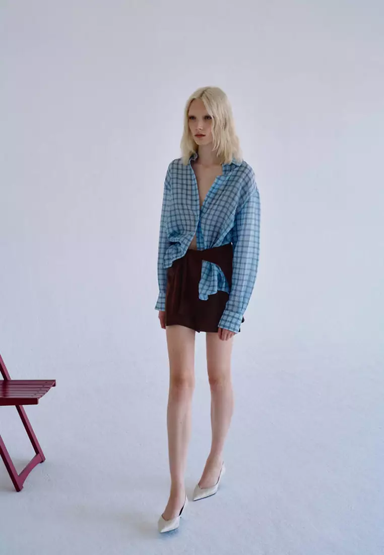 Textured Checked Shirt