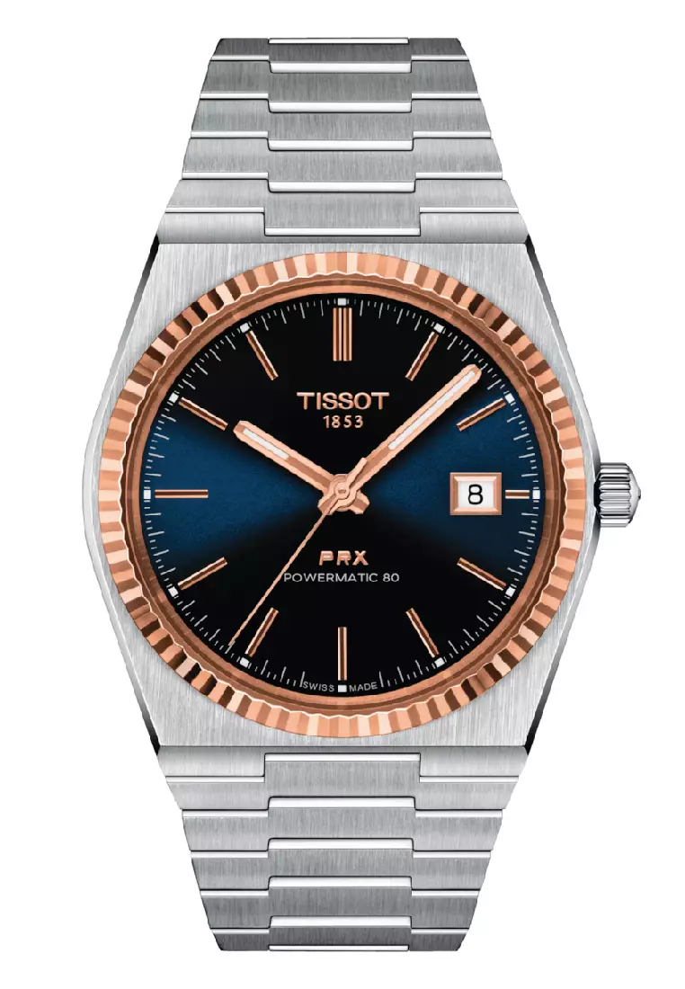 Buy Tissot Tissot PRX Powermatic 80 Steel & 18K Gold Bezel Men's