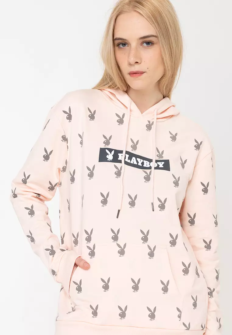 Playboy bunny hoodie women's clearance