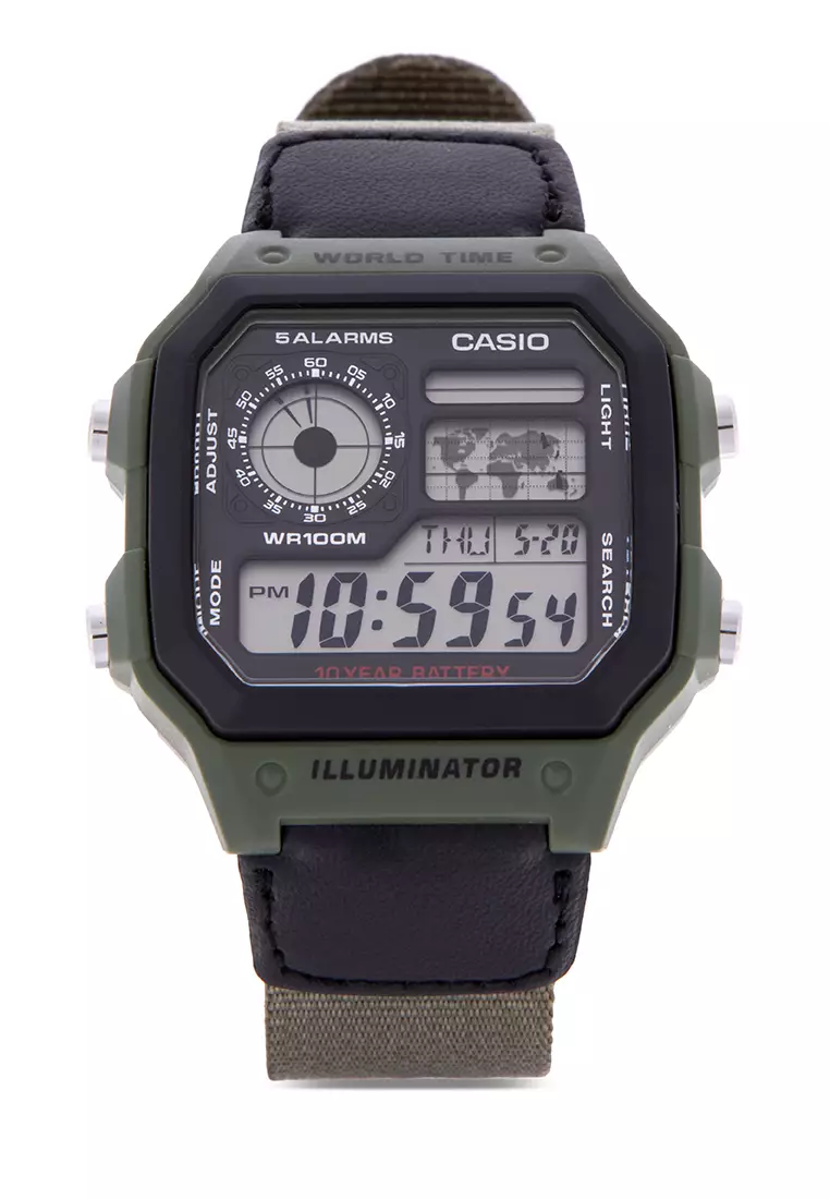Digital Watch AE-1200WHB-3BVDF