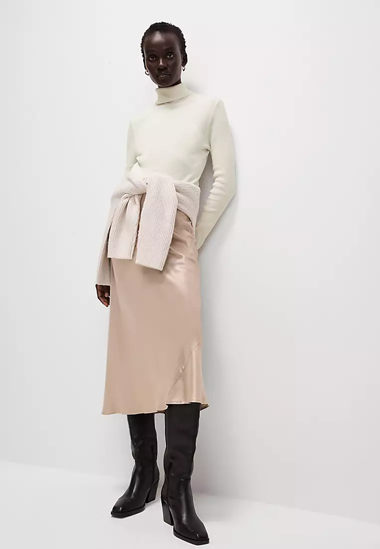 Ribbed Roll Neck Jumper