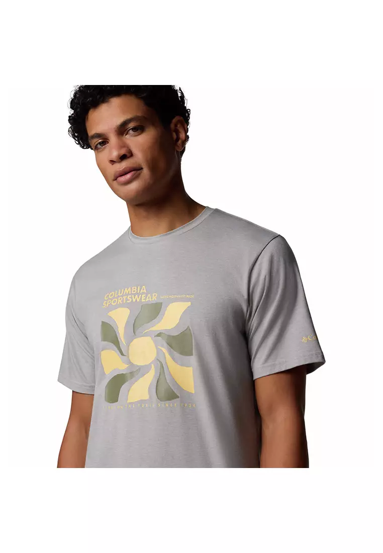 Columbia Men's M Sun Trek Short Sleeve Graphic Tee