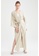 DeFacto beige Moss Embroidered Tasseled Belted Summer Kimono 341AFAA11A459BGS_3