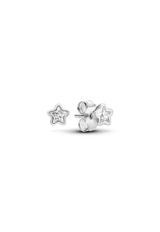 Sparkling Star Stud Earrings