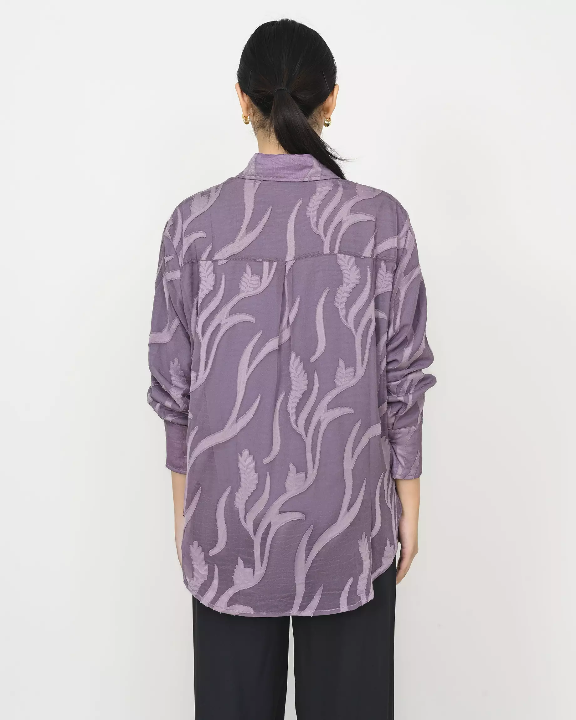 Geulis.id OLIVIA SHIRT - Purple