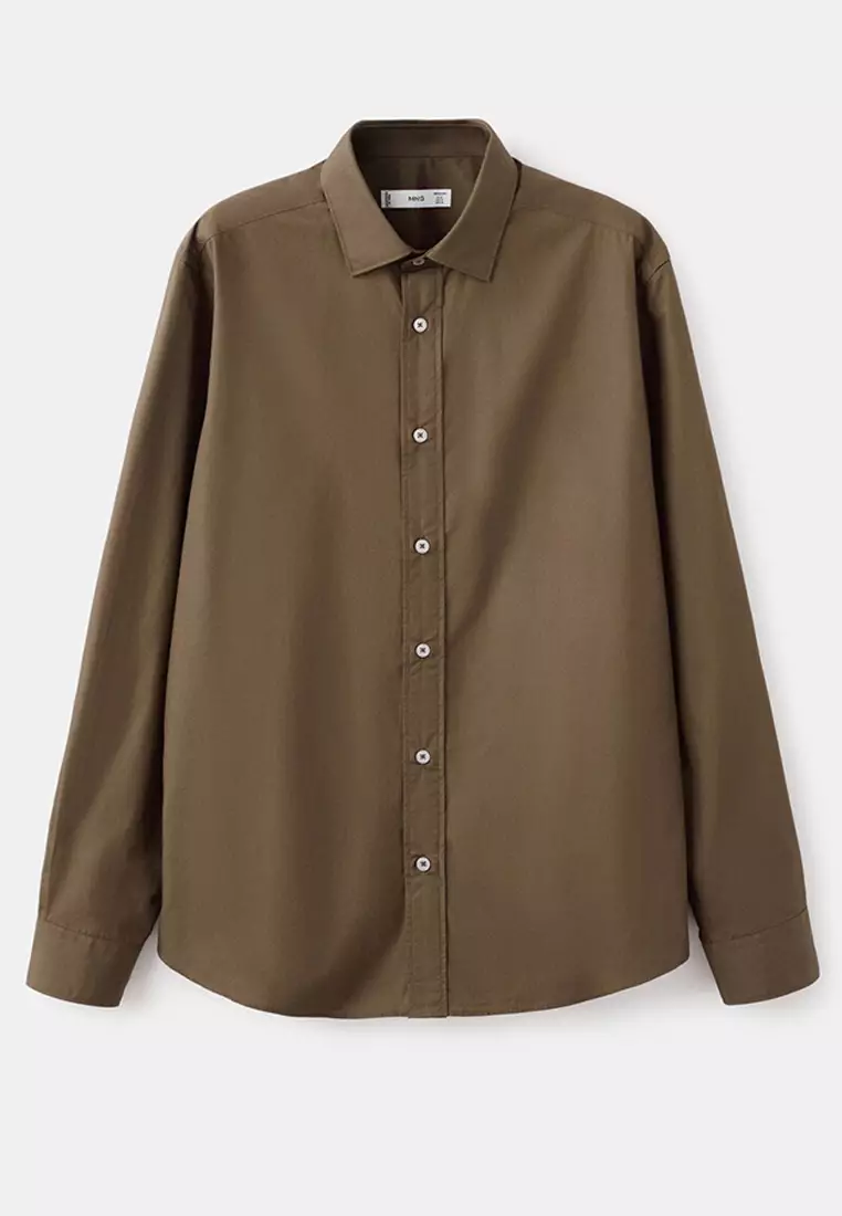 Regular-Fit 100% Cotton Shirt