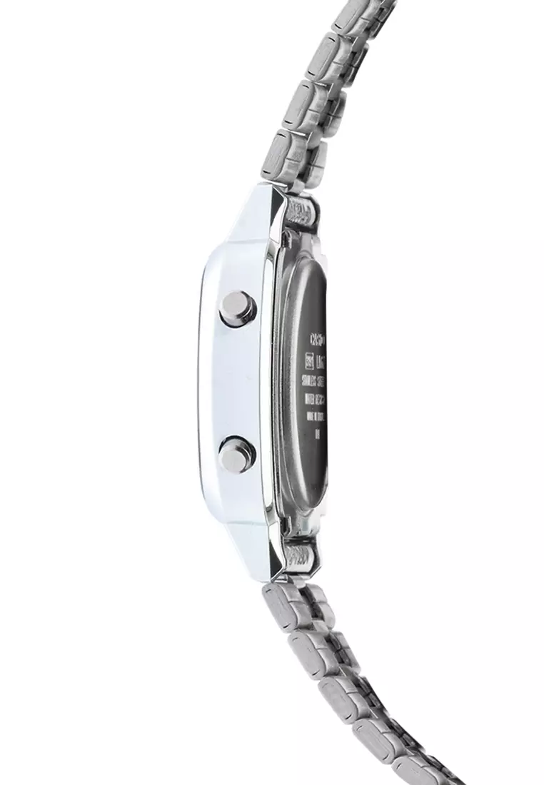 Casio Jam Tangan Wanita - Silver Grey - Stainless Steel - LA670WA-7DF