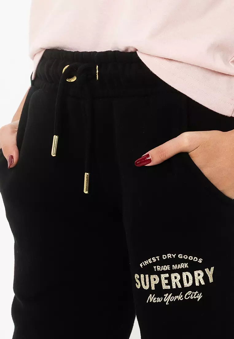 Superdry Clothing Superdry Joggers With Zip Pockets Mens Orange