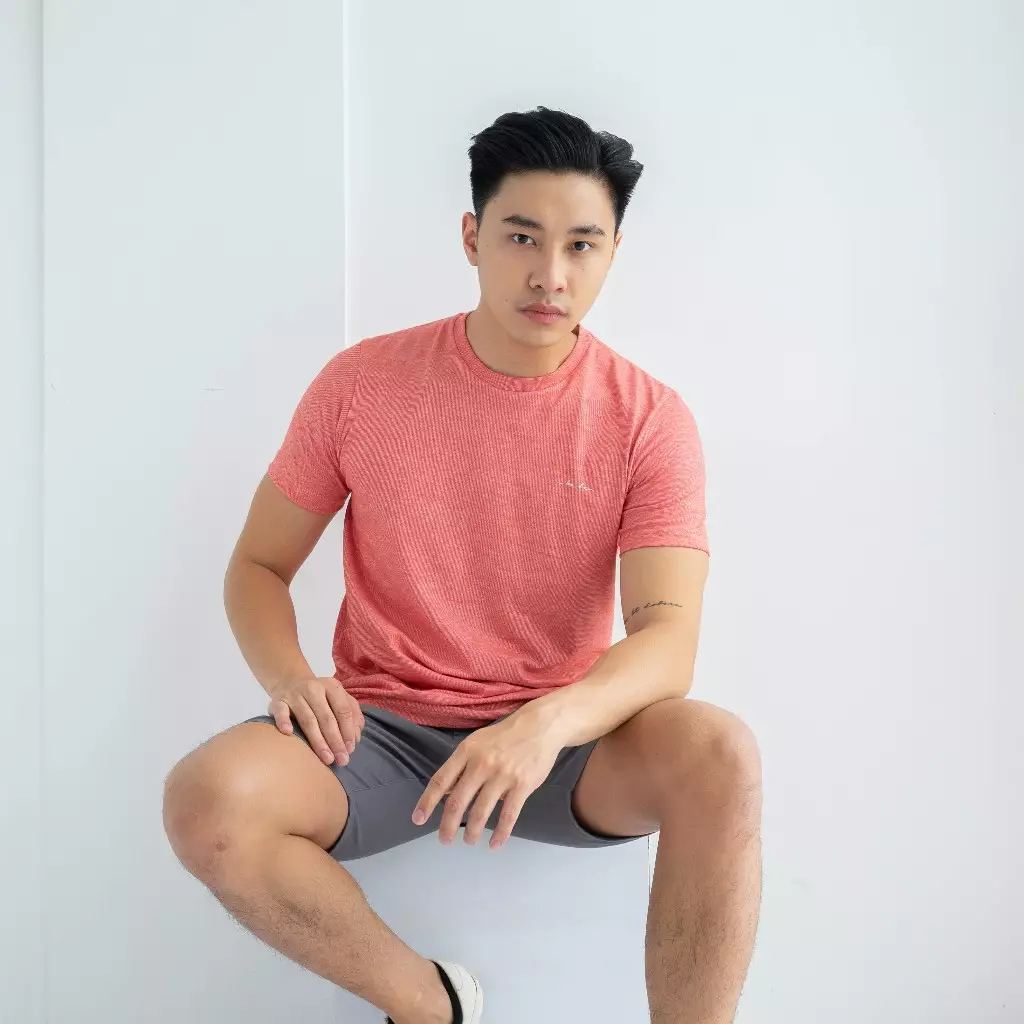 Kale Arthur Orange / T-Shirt Polos Pria Lengan Pendek / Unisex Casual