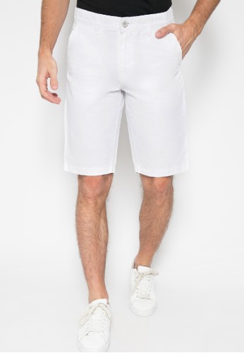 LGS white Regular Fit - Celana Pendek - Double Pocket - Warna Putih 043AFAA8CF369BGS_1
