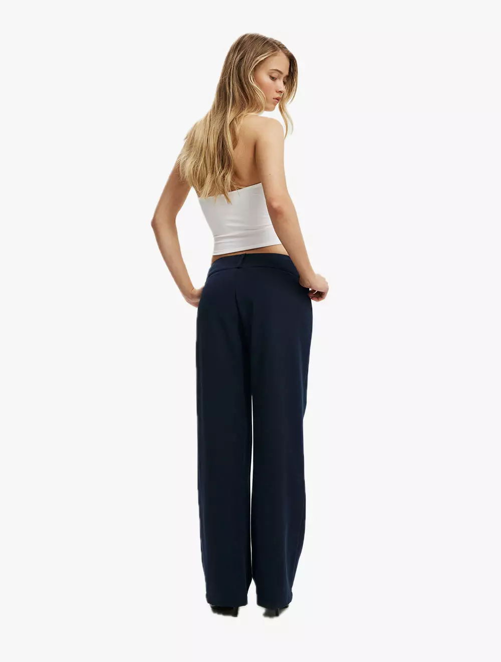 COTTON ON - BAWAHAN - LOLA LOW RISE SUITING PANT