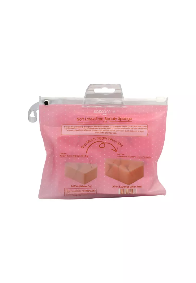 SASATINNIE Soft Latex-Free Beauty Sponge 14piece