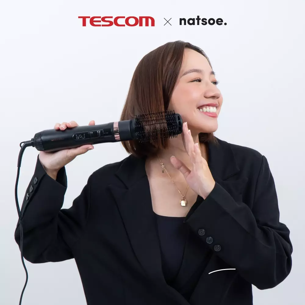 Tescom Gloss Pro 2in1 Ionic Airstyler - Hair Dryer / Sisir Angin & Pengering Rambut TC565ID