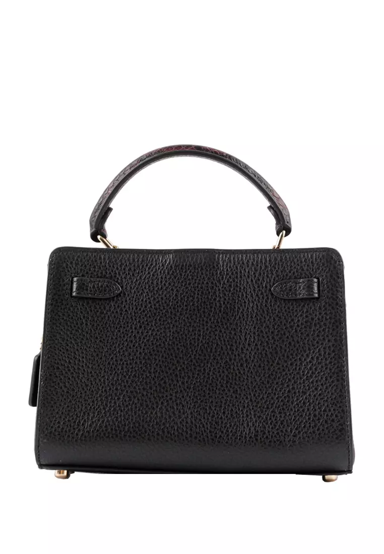 Mini black bag with handle hotsell
