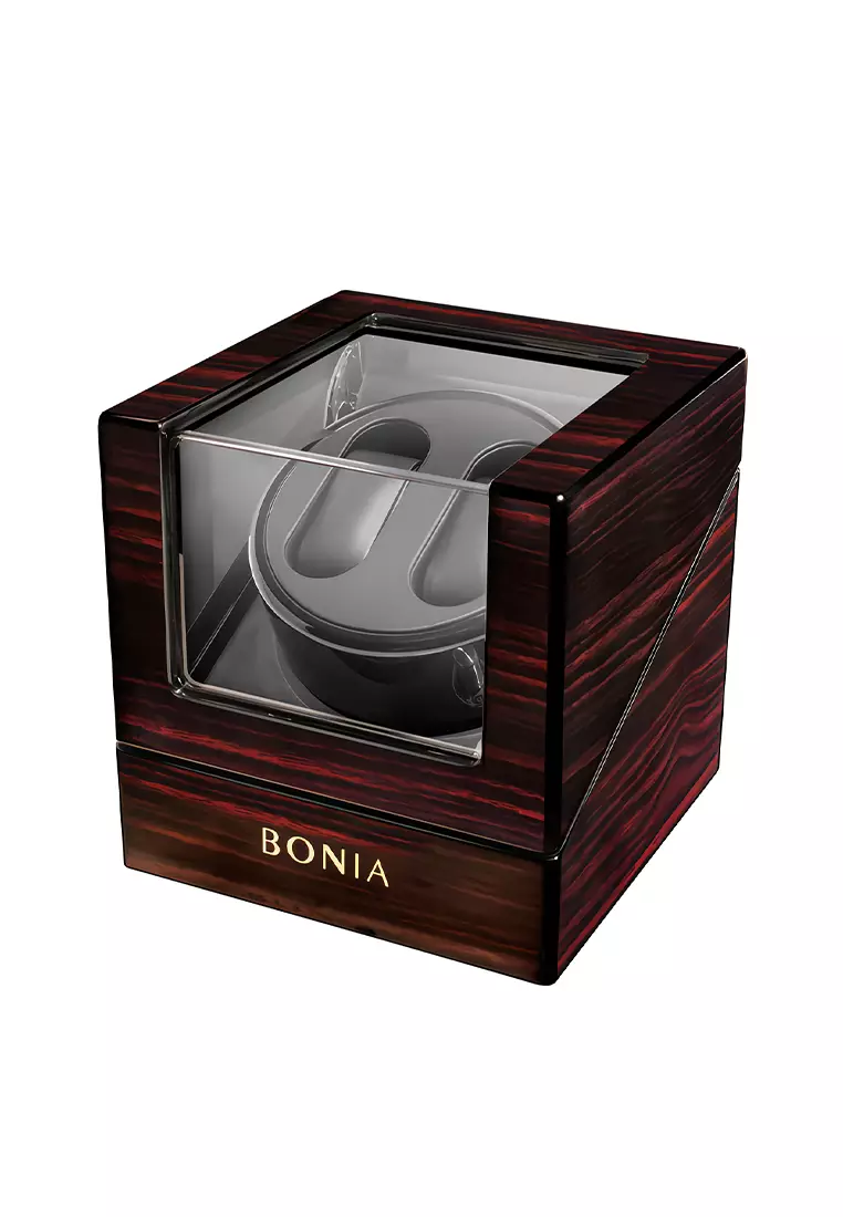 Bonia Sapphire Glass Automatic Limited Edition - Silver Rosegold - All Stainless Steel - BNB10718-1636LE