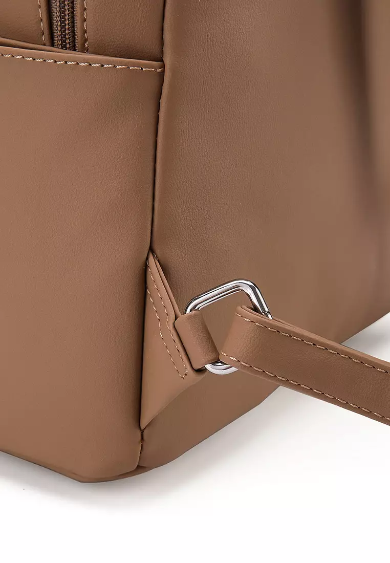 GYKACO LEIKA Khaki - Tas Ransel Wanita - Fashion Backpack (IMPORT)