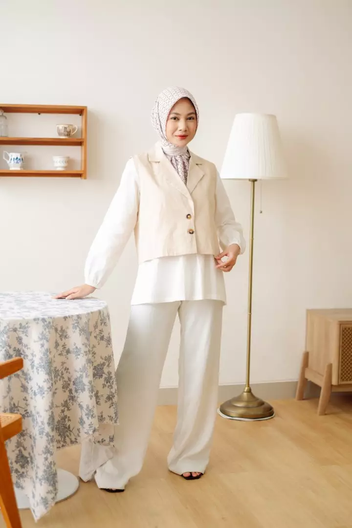 DIVA Vest Khaki - Vest Outer Wanita - Bahan Premium Polyester