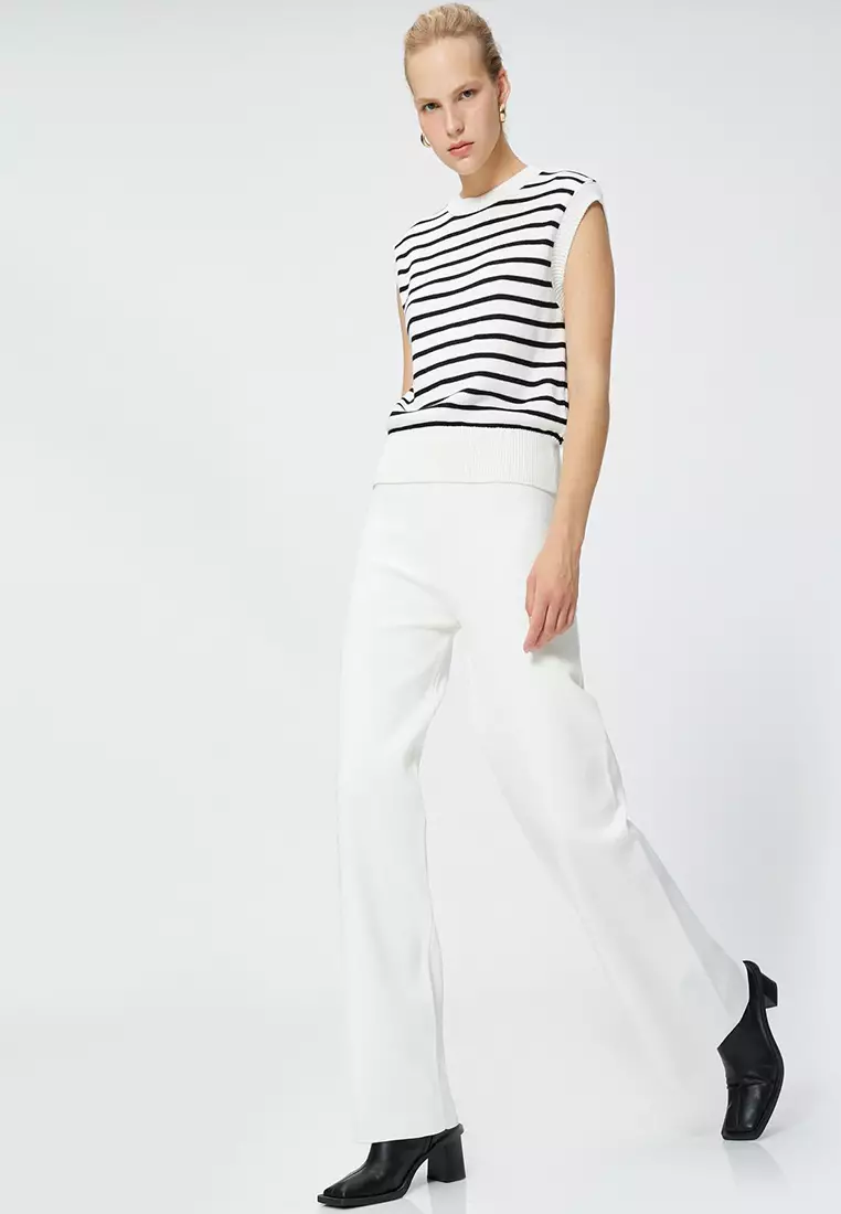 High Waist Wide Leg Pants