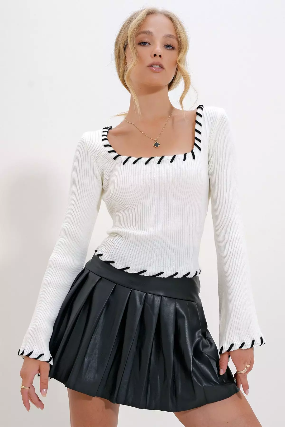 Fitted Knit Top