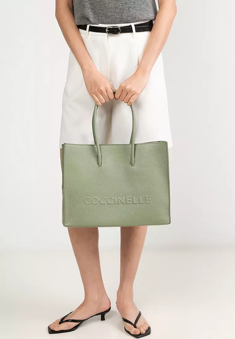 Myrtha Maxi Logo Medium Tote Bag