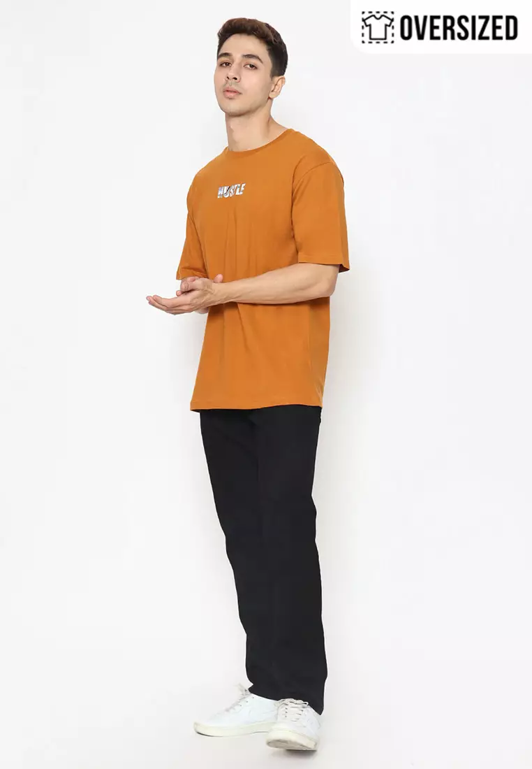 RBJ T-Shirt Cotton Oversized Pria 2079230321