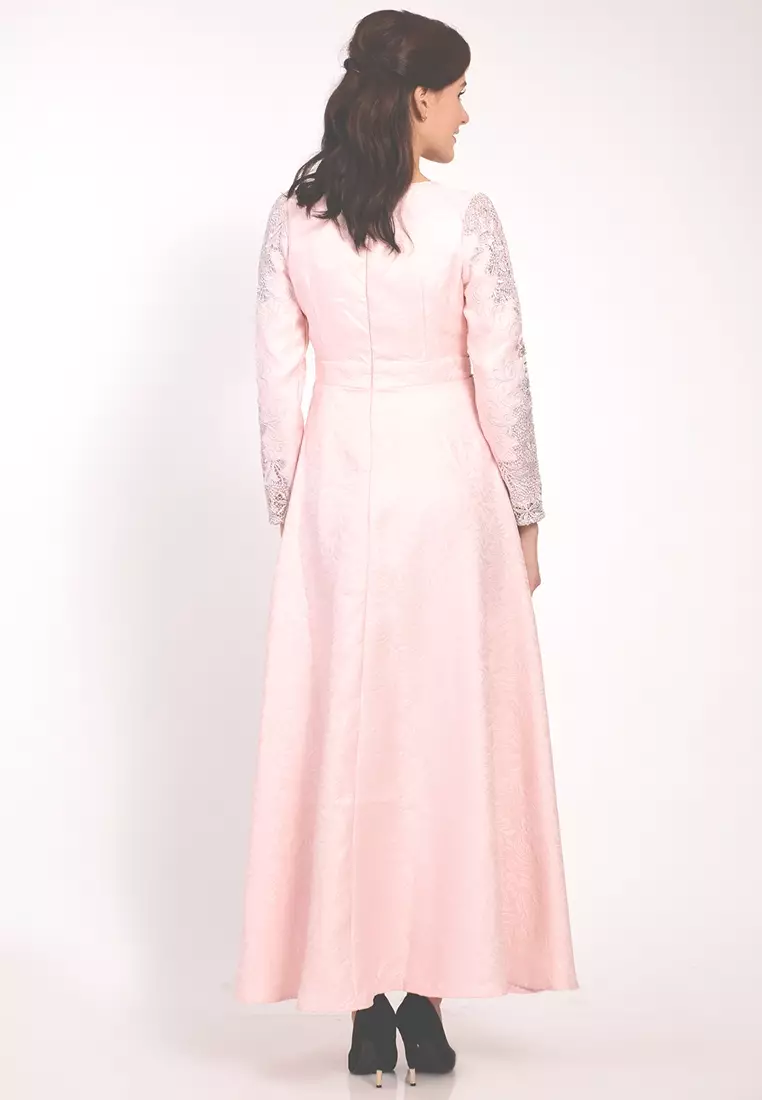 Chamoniq Gamis Brokat Jacquard