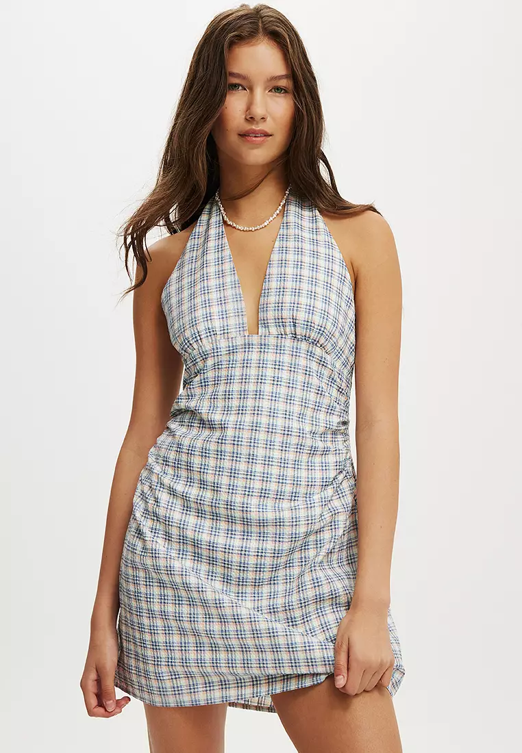 Buy Cotton On Haven Halter Mini Sundress 2026 Online | ZALORA Philippines