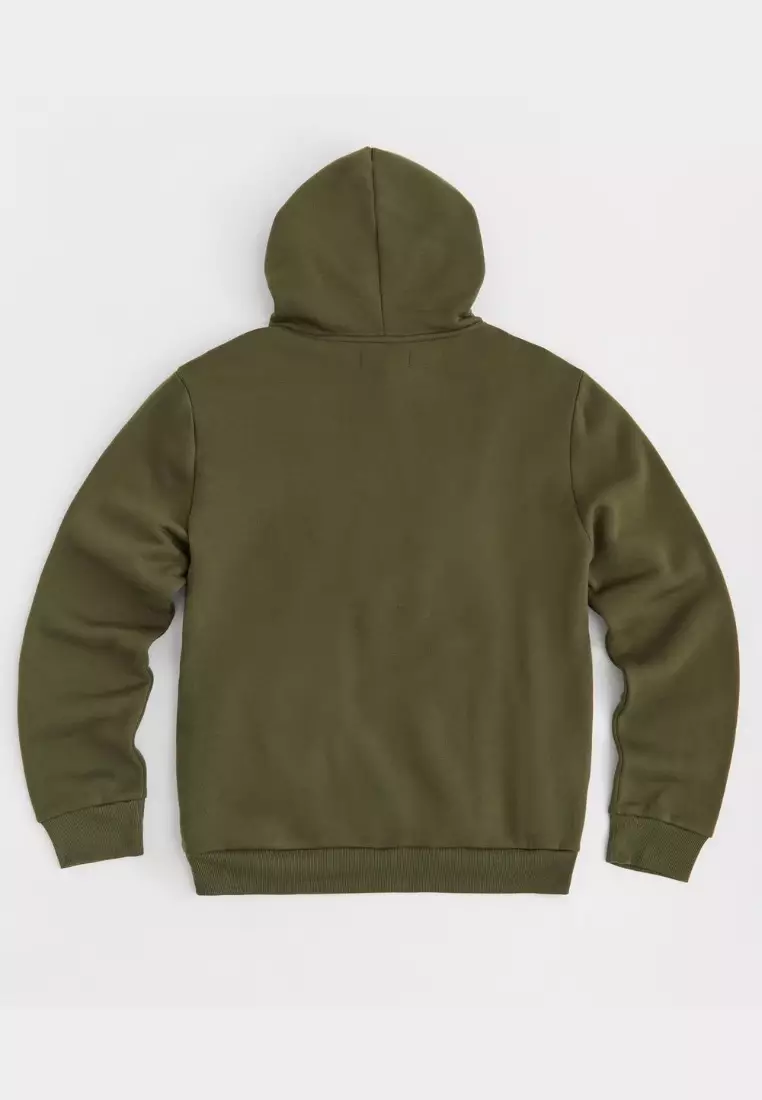 纽约市街头服饰 - 雪尼尔连帽衫 - 绿色