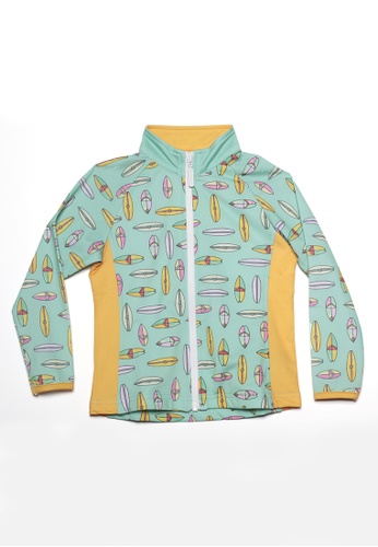 Buy King Of Redonda Children S Jojo Surf Full Zip Rashguard Online