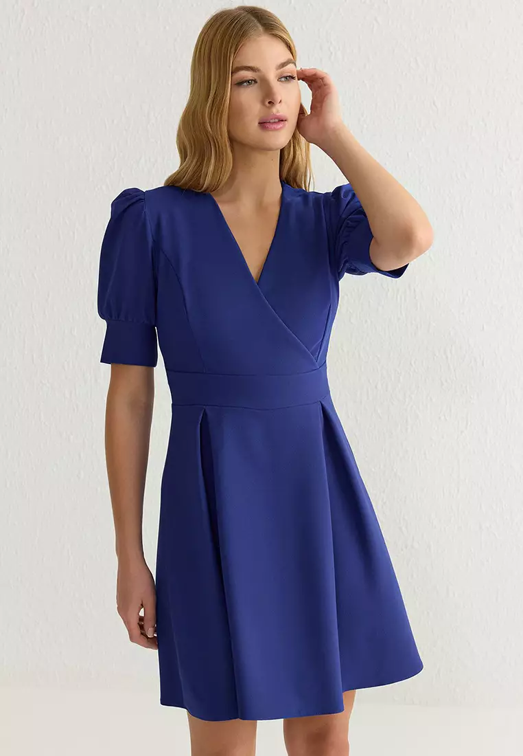 Jual Trendyol Fitted Waist Dress Original 2025 ZALORA Indonesia ®