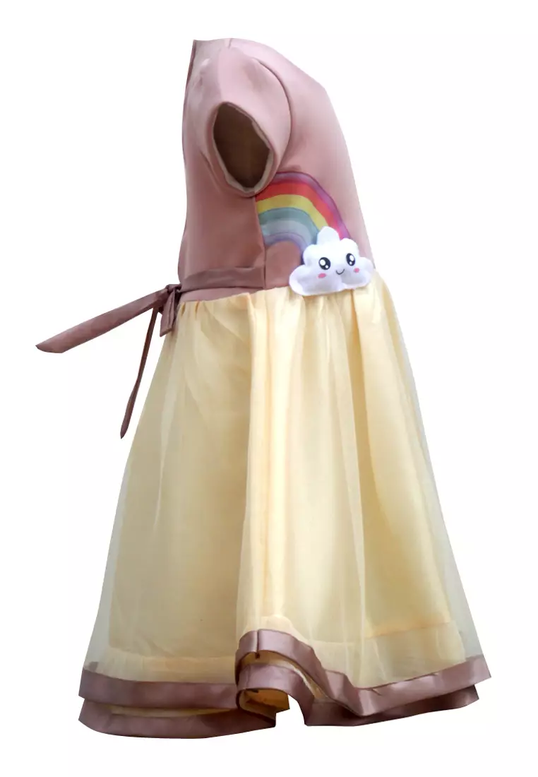 Two Mix Dress Anak Cewek Usia 1-12 Tahun 4177