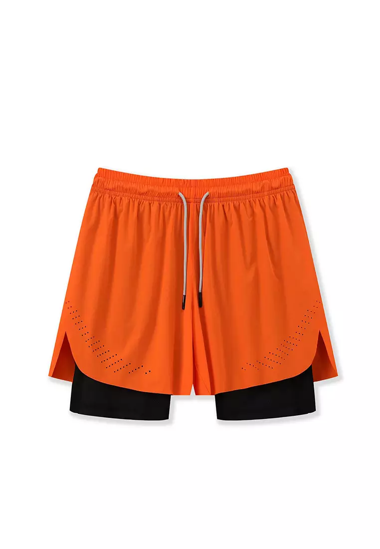 Orange nike outlet basketball shorts