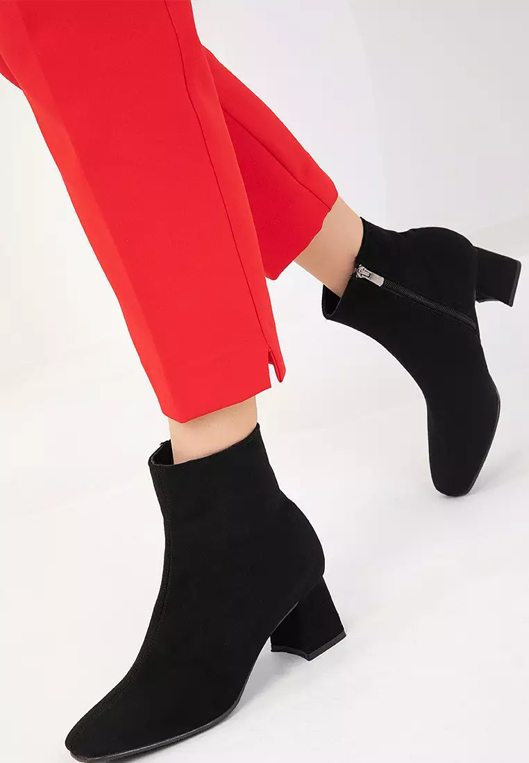 Discount on Soho  shoes - SKU: Tucked Low Heeled Boots