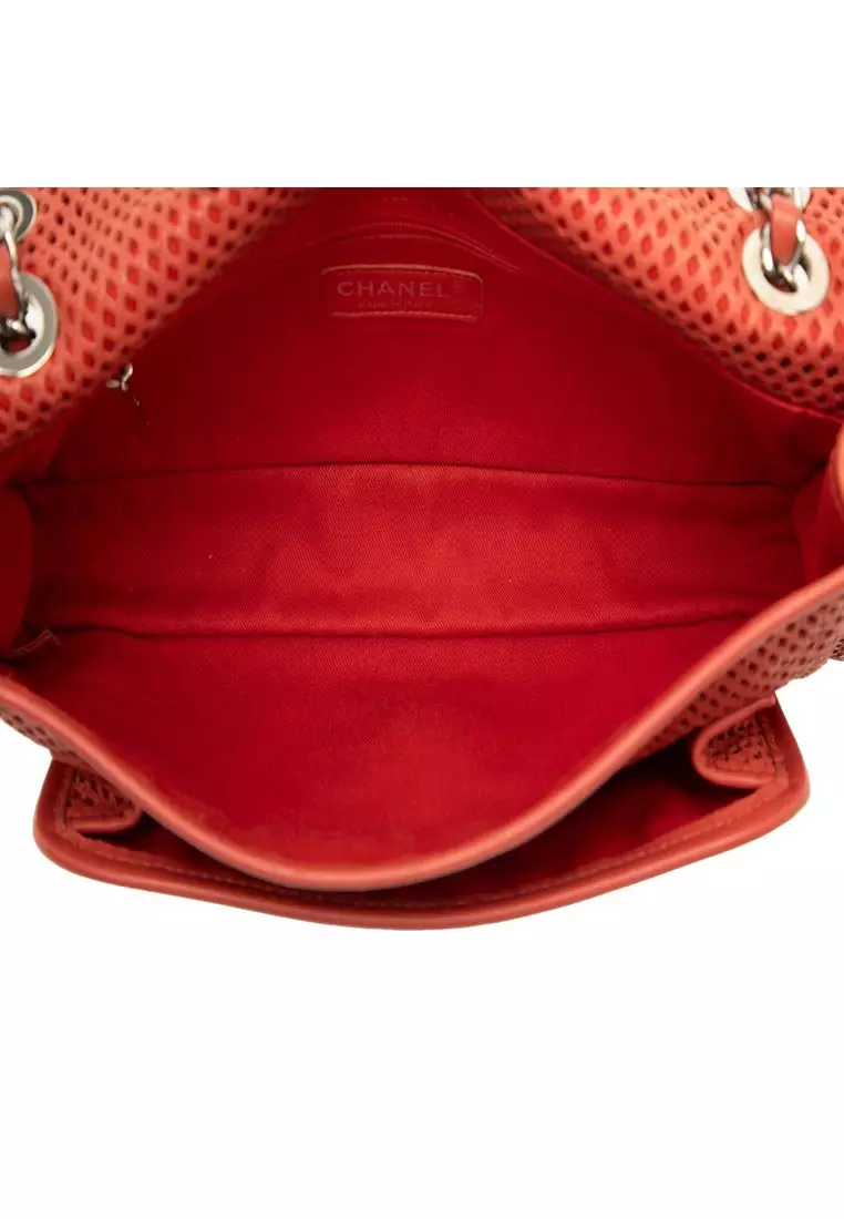 Pre-Loved Chanel Medium Perforated Calfskin Up In The Air Flap