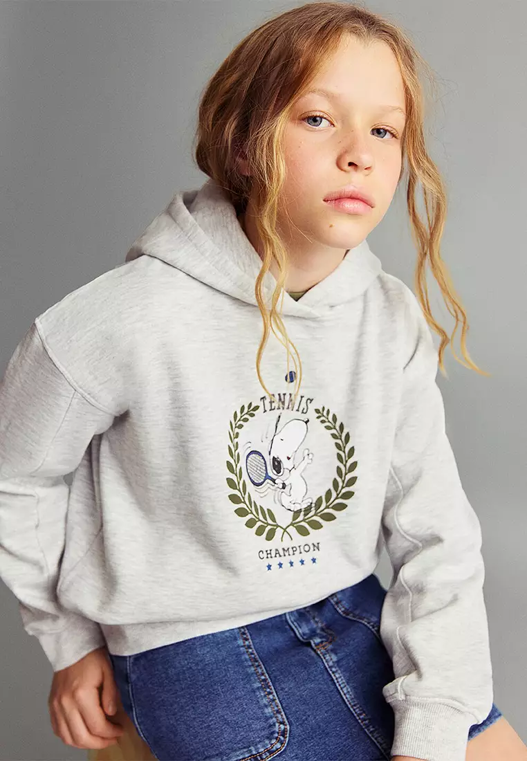 Snoopy-Print Sweatshirt