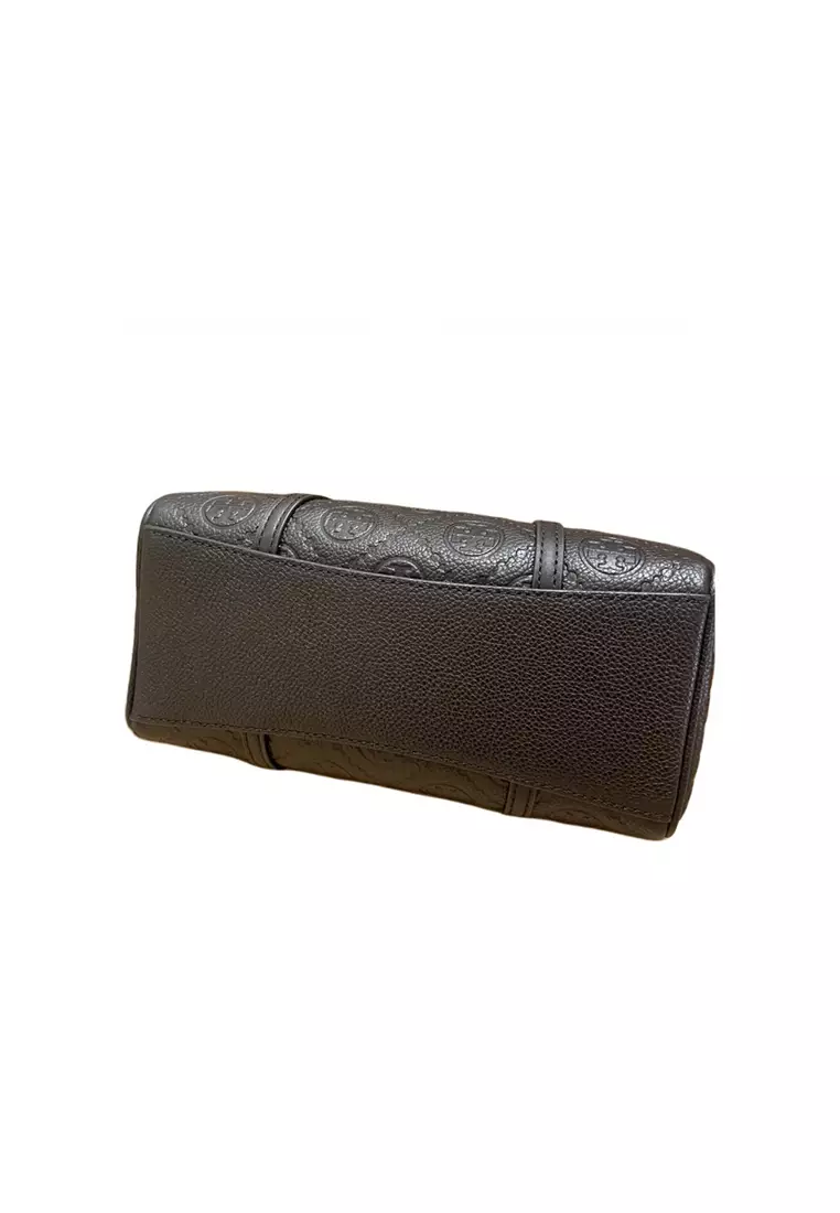 T Monogram Women's Handbag in Black 175646