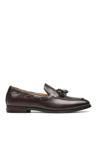 Twenty Eight Shoes brown VANSA  Tassel Slip-on Loafer Shoes VSM-F703 CC88CSHD0E19A8GS_1