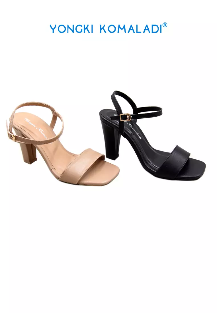 [ ORIGINAL ] YONGKI KOMALADI HEELS OL-EHRN796-23 HITAM