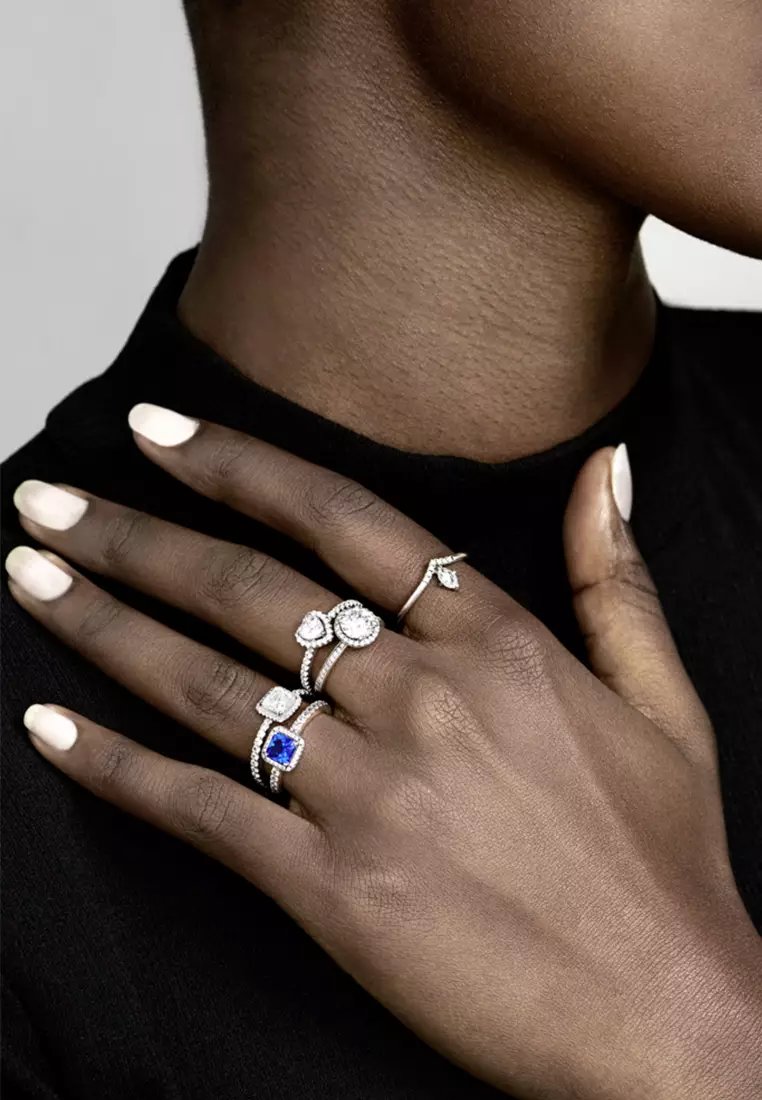 Buy PANDORA Pandora Elevated Heart Ring Online ZALORA Malaysia