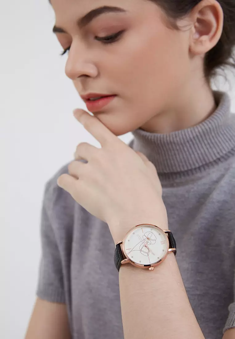 Sophie Jacquilyn Slim Strap Black