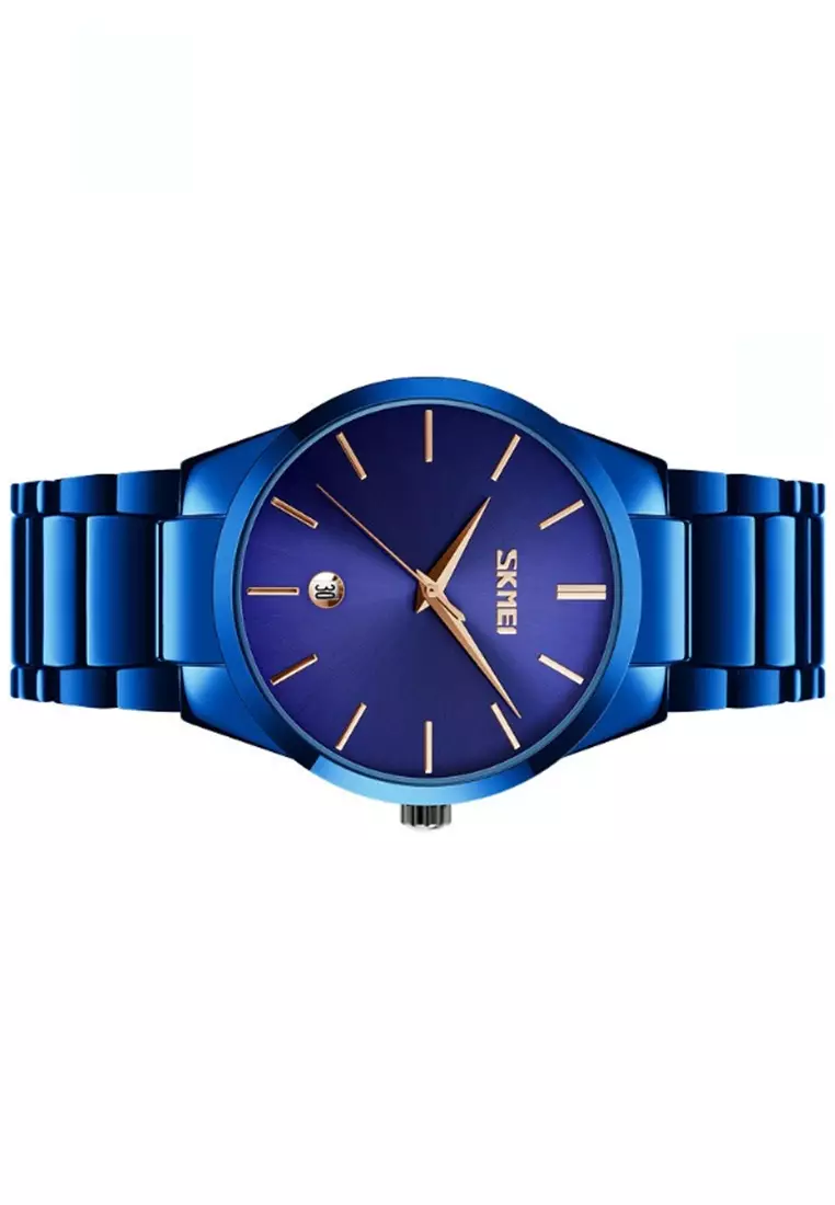 Jam Tangan Kasual Analog Pria Waterproof Strap Tali Material Stainless Steel MZ89 ORIGINAL