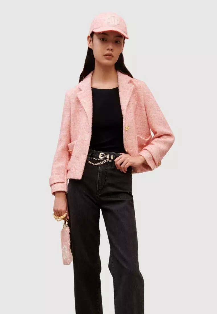 Pink tailored jacket