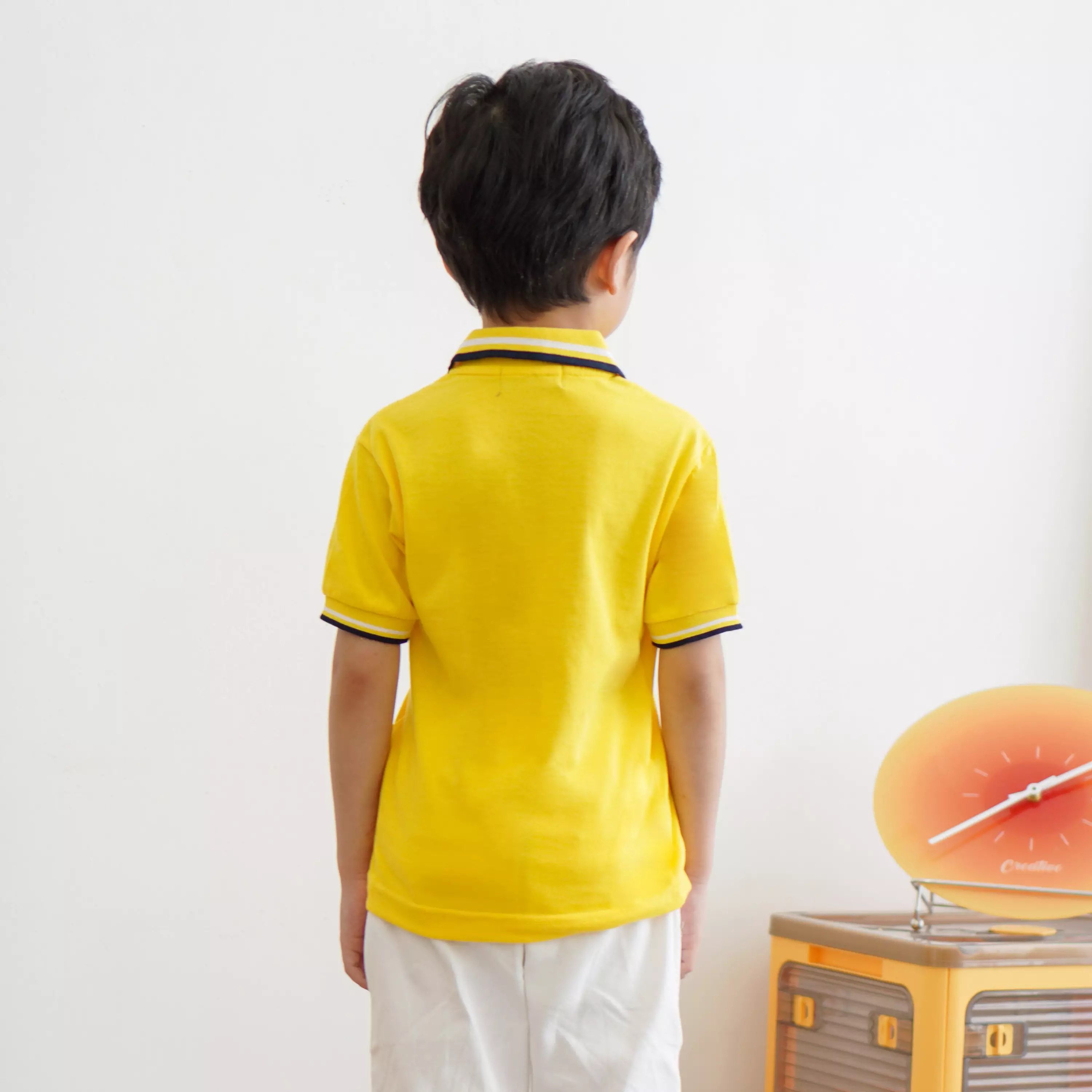 Matsuda baju kaos polo anak laki laki katun umur 2-12 Pierre Yellow