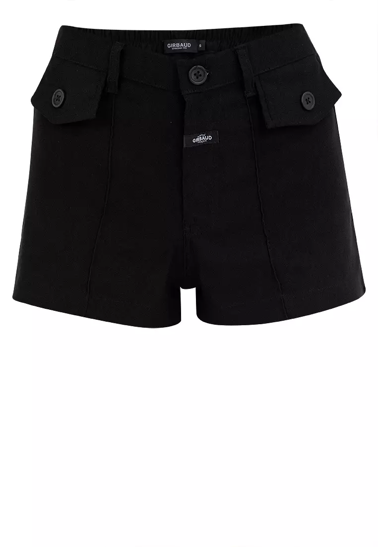 Ladies Girbaud Black Twill Short