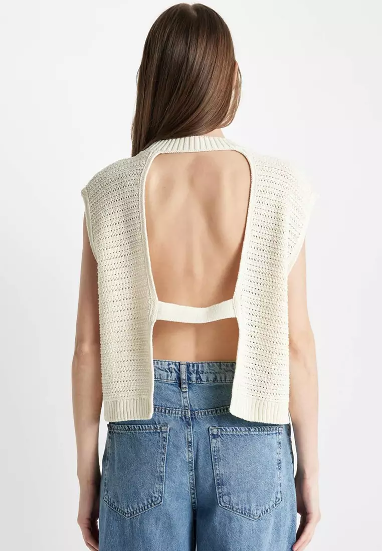 Relax Fit Crew Neck Knitted Sweater