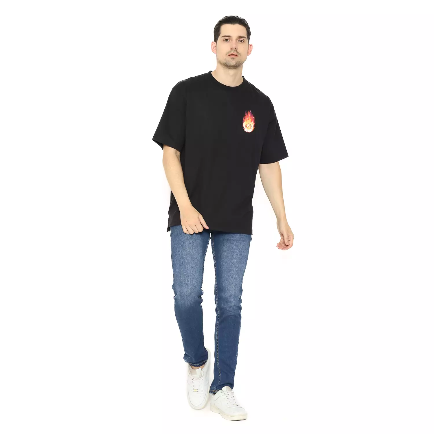Dragon Kaos Lengan Pendek Pria Sphere Oversize Men Tee Planet Surf